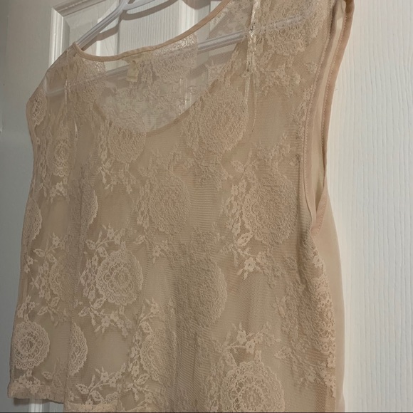 3 for $15 Forever 21 Pink Sheer Crop Top - Picture 6 of 9